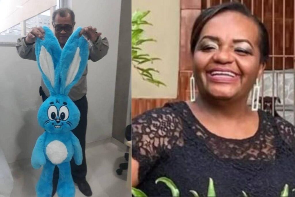 Ela ganhou presentes do Mauricio de Sousa