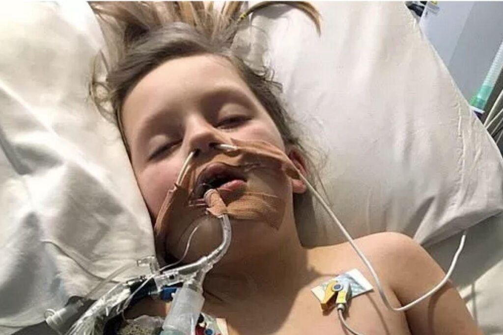 A mãe dela achou que ela estava com catapora