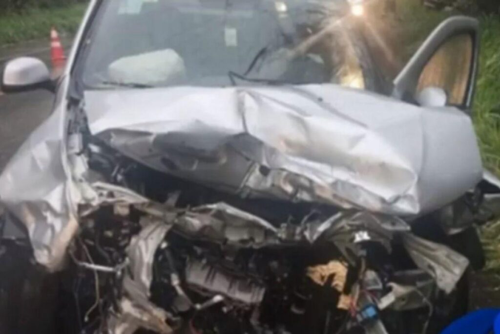 O acidente matou o pai e o filho