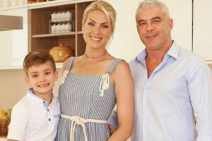 A família celebrou o momento