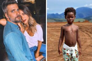 Giovanna e Bruno Gagliasso são pais de Titi, Bless e Zyan!