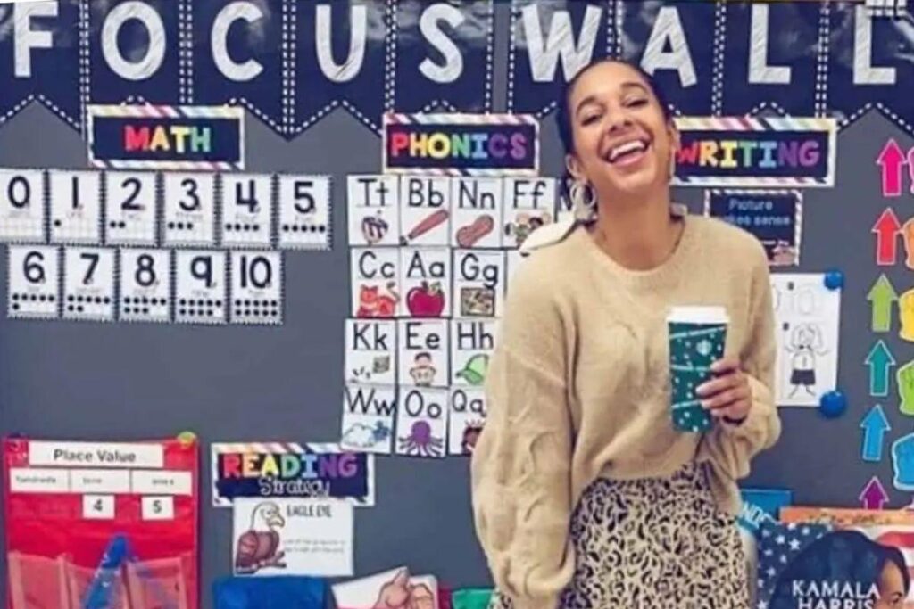 Ela fez atividade incrível com os alunos