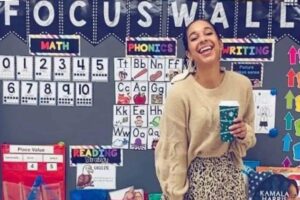 Ela fez atividade incrível com os alunos