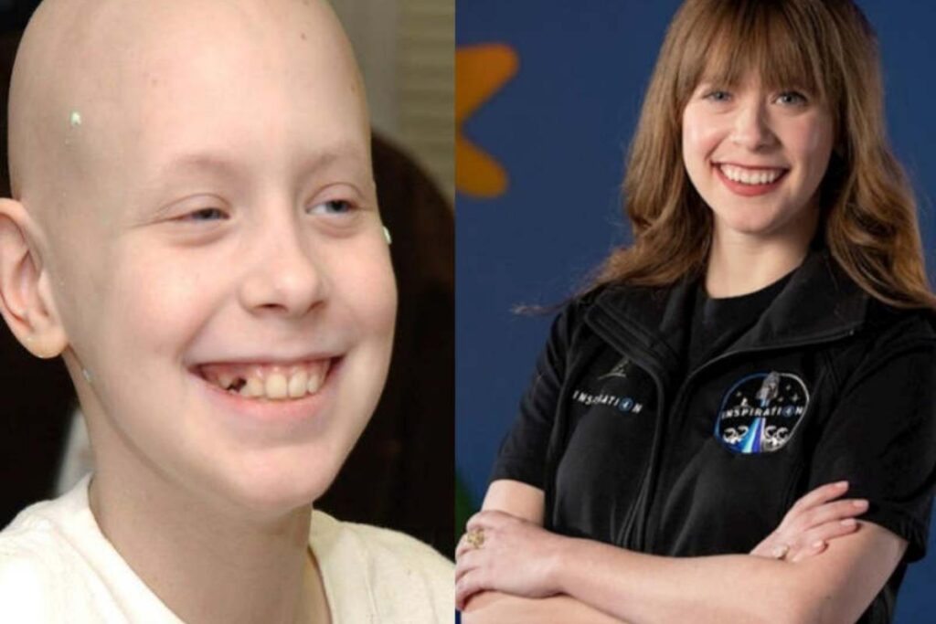 Hayley Arceneaux é a primeira mulher civil americana a viajar para o espaço