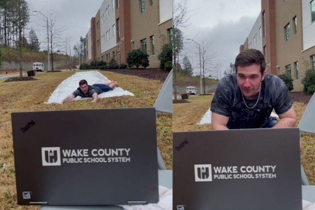 Ele sempre inova nas aulas online