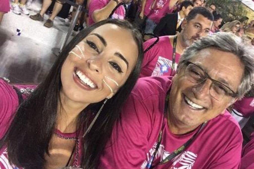 Ela se emocionou com a imagem