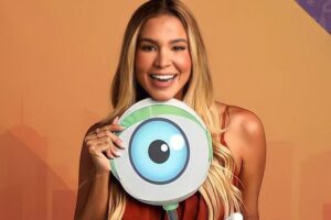 Ela se emocionou ao reencontrar a mãe