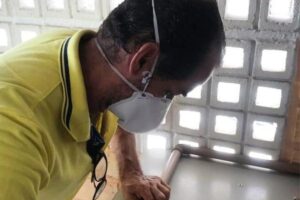 O andador foi feito sob medida