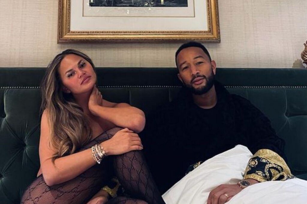 Chrissy Teigen e seu marido, John Legend