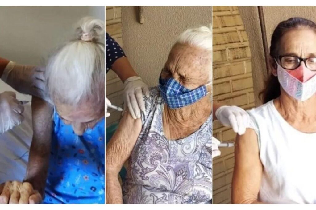 Elas receberam a vacina contra Covid-19