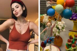 Atriz mostrou detalhes