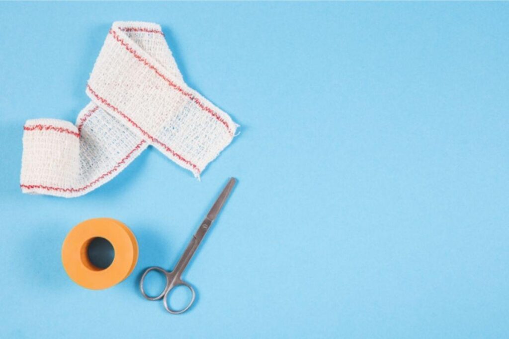 Menino caí e se recupera