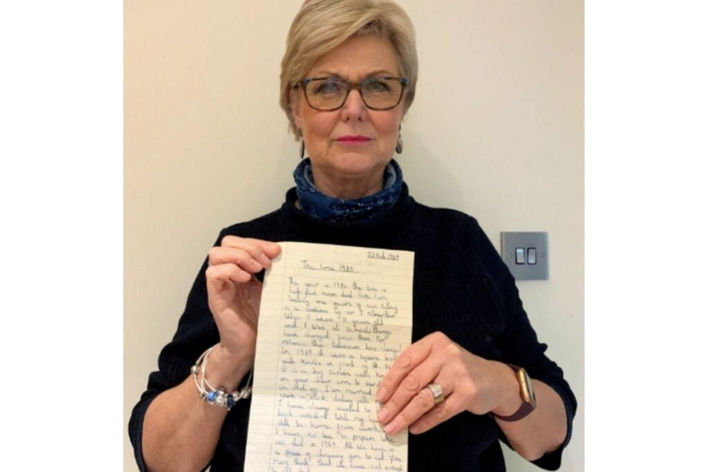 Eles se surpreenderam ao encontrar a carta