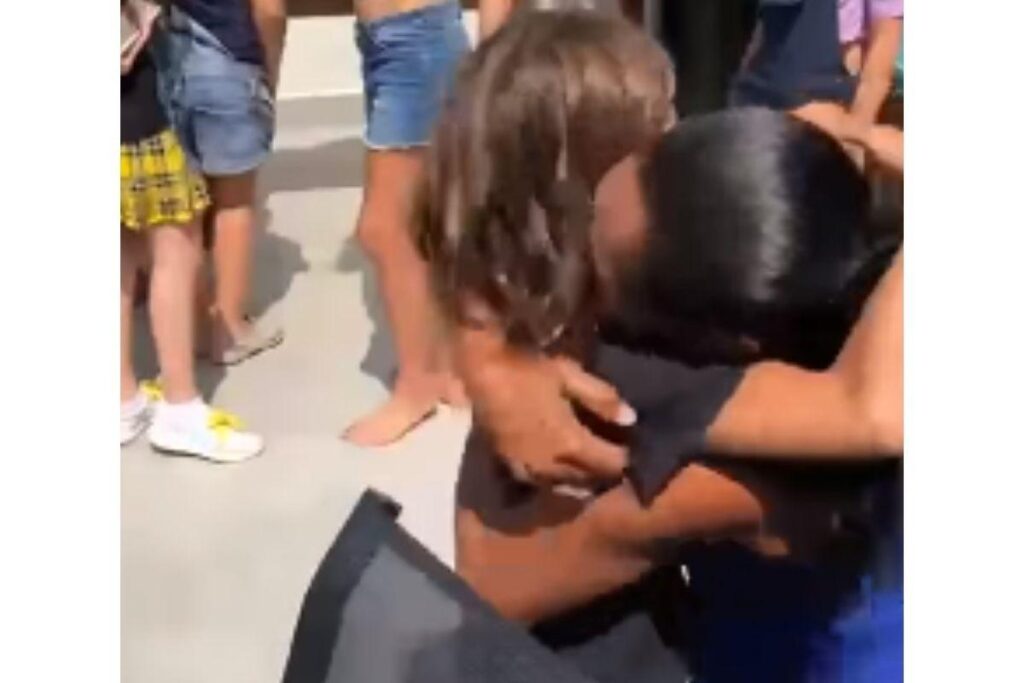 O reencontro foi emocionante!