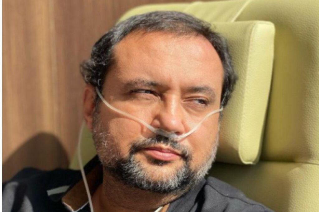 Geraldo Luís está internado com Covid-19