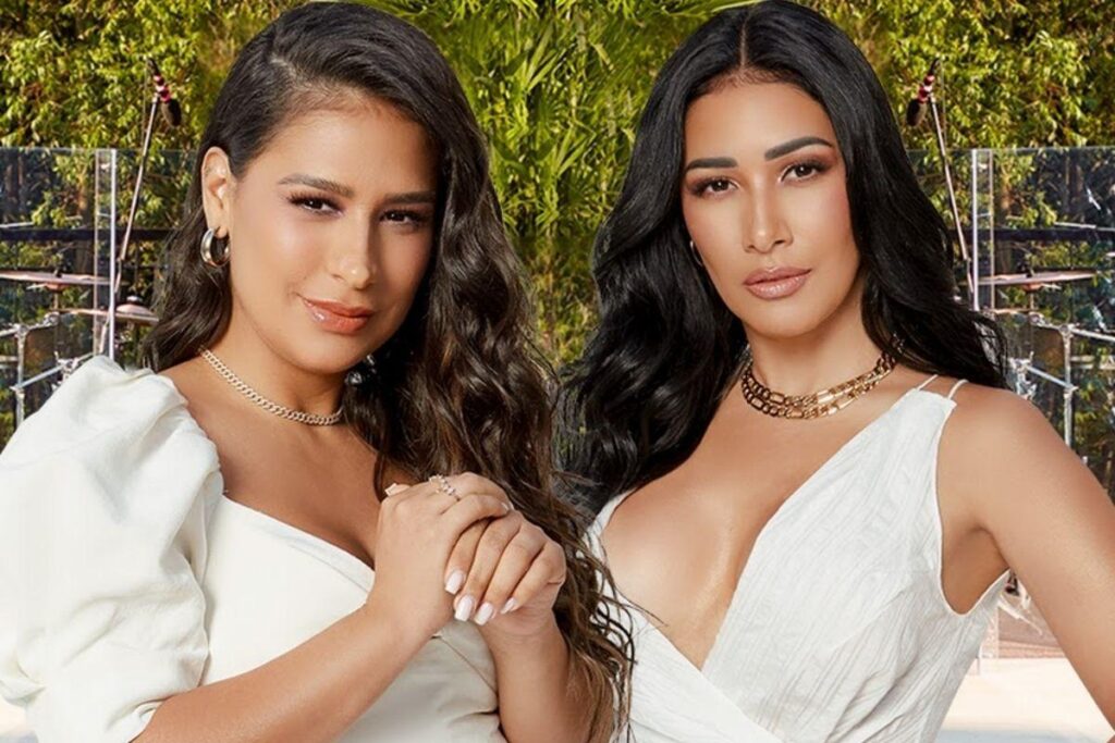 Simaria e a filha conhecem bebê recém-nascida de Simone