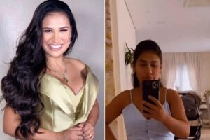 Simone fala sobre corpo após-parto de Zaya