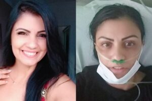 A paciente conseguiu reencontrar a família após 33 dias internada com covid-19