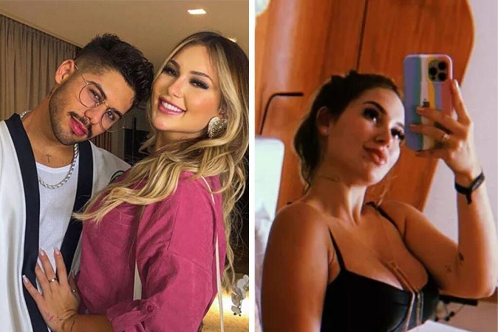 Grávida de 6 meses, Virgínia surge de biquíni em frente ao espelho e exibe barrigão