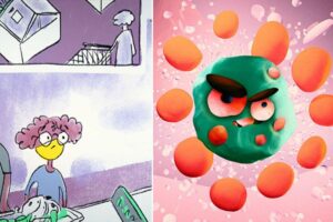 Desenho ajuda crianças a entenderem sobre a pandemia da Covid-19