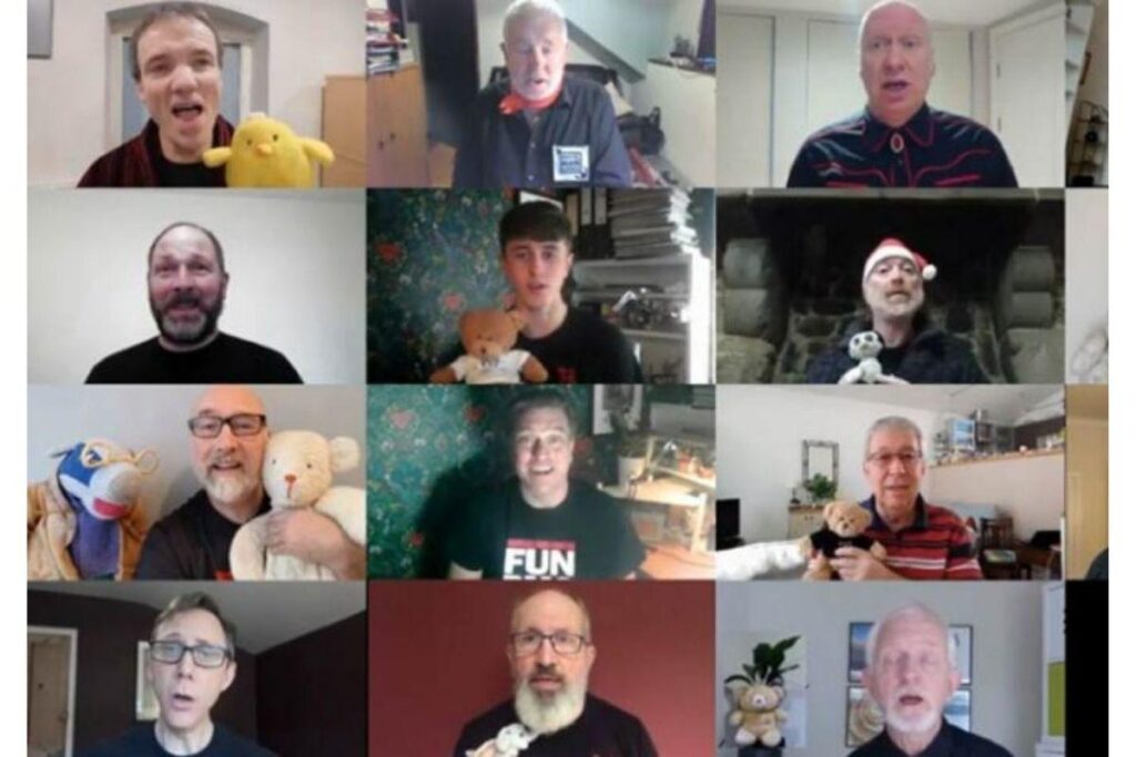 Coral faz canção de ninar para menina