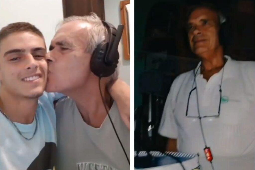 Jovem realiza sonho ao cumprir promessa que fez quando criança para o avô