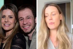 Daiana Garbin comemorou o 4º mês de vida da filha com Tiago Leifert