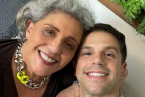 Leda Nagle compartilhou uma foto com o filho, Duda