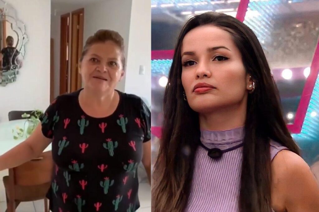 Fátima falando sobre como Juliette a ensinou a ler e a escrever no programa ‘Encontro’