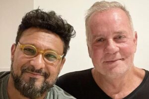 Luiz Fernando Guimarães e Adriano Medeiros estão juntos há mais de 20 anos