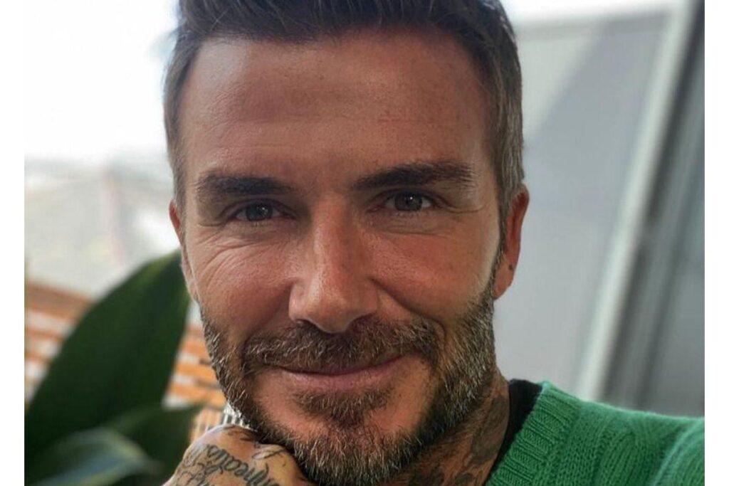 David Beckham mostra semelhanças com os filhos