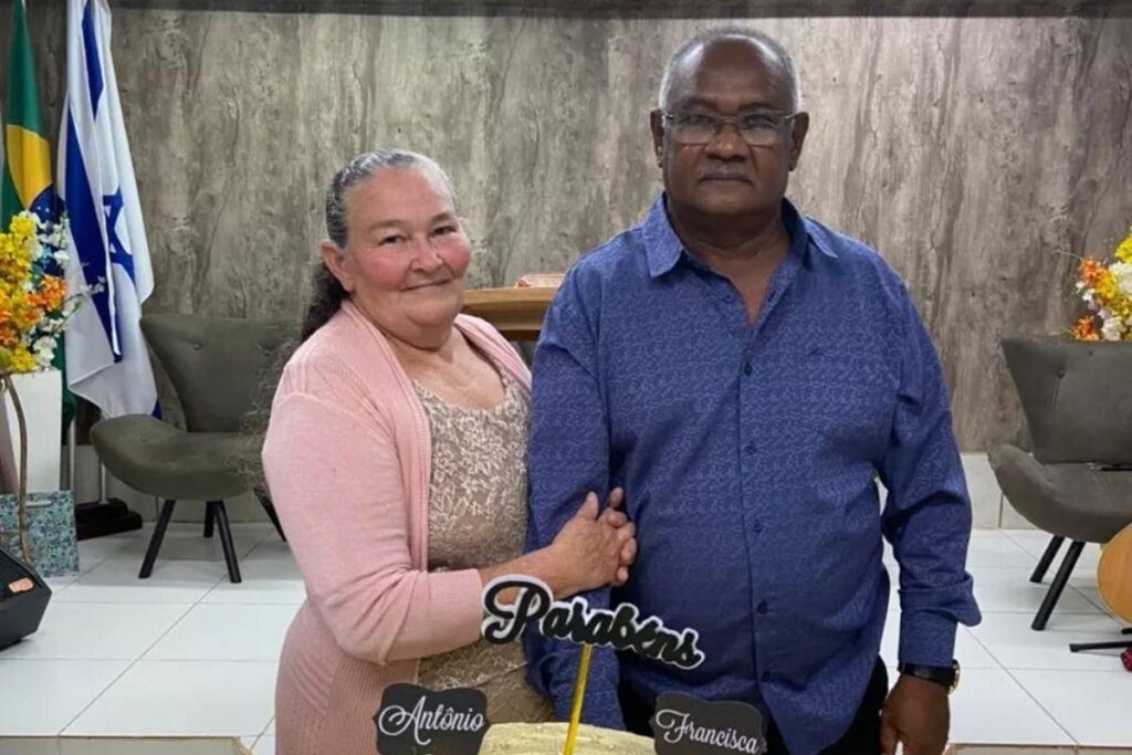 Antônio Ferreira Nunes, de 67 anos, e Francisca Leite Nunes, de 65 anos, perderam a vida pela covid-19 com horas de diferença