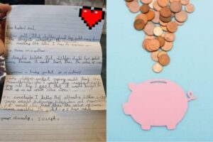 O menino escreveu carta persuasiva para começar a ganhar mesada