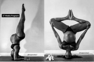 Erika Harper é professora de yoga