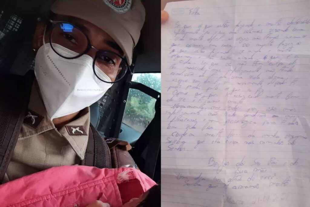 Recém-nascida é encontrada em caixa de papelão com carta emocionante dos pais