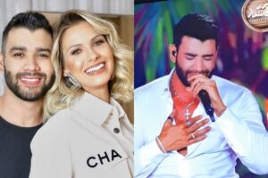 Gusttavo Lima levantou suspeitas de volta oficial com Andressa Suita ao usar anel na mão direita durante live