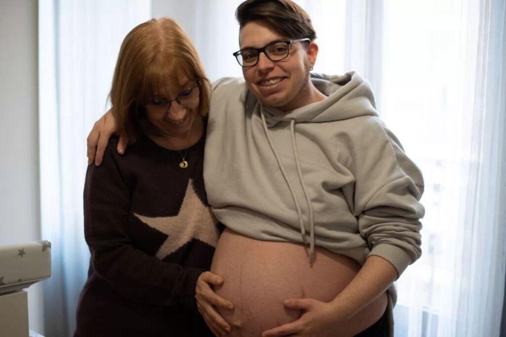 Para o homem trans, que sempre teve o sonho de ser pai, o momento que ele está vivendo é a realização de um sonho