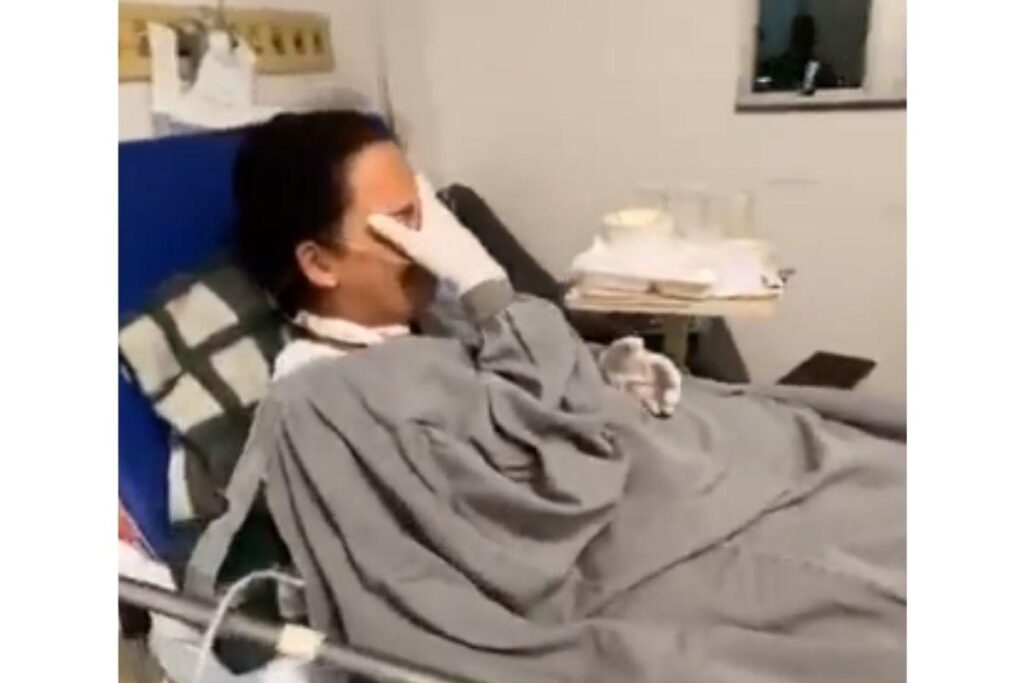 Mãe vence covid-19 e se emociona ao encontrar filho recém-nascido pela primeira vez