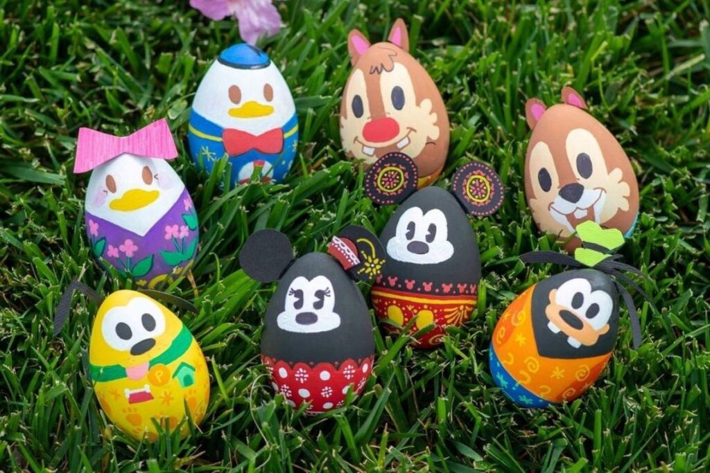 Mickey, Minnie, Pato Donald, Margarida, Pluto, Pateta e Tico e Teco vão deixar sua tarde de Páscoa ainda mais animada