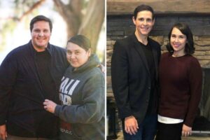 Casal mostra antes e depois de perderem mais de 180kg