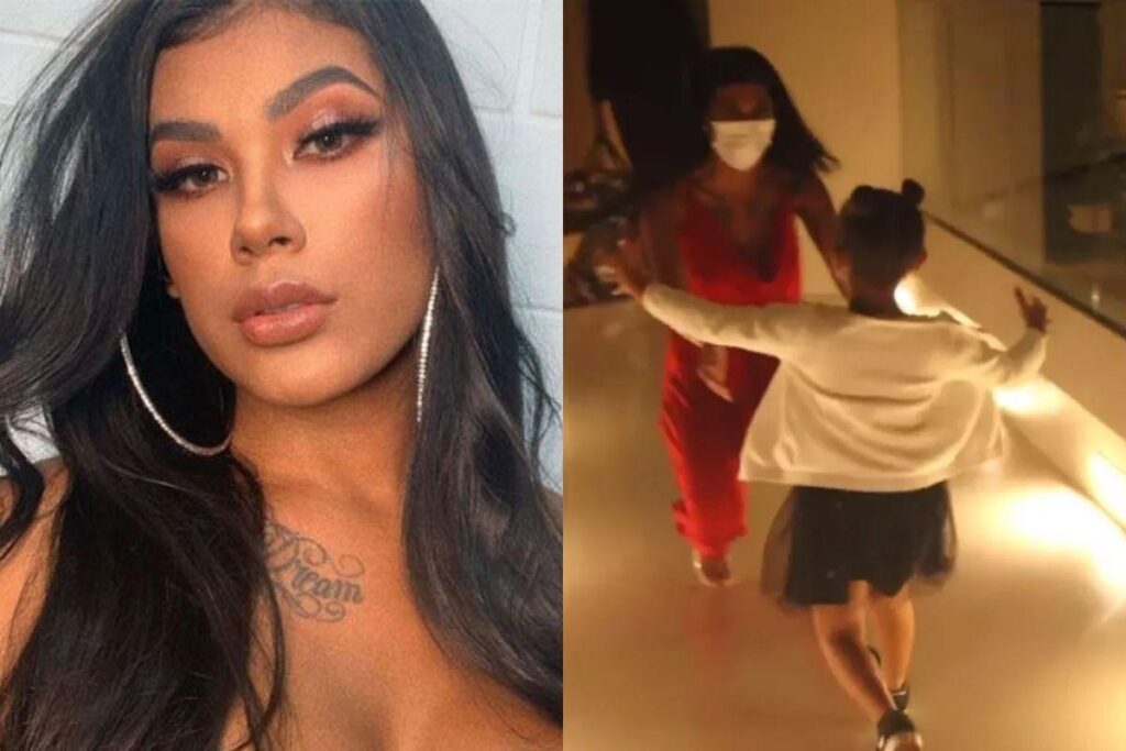 Pocah chora muito ao reencontrar a filha após eliminação do BBB21