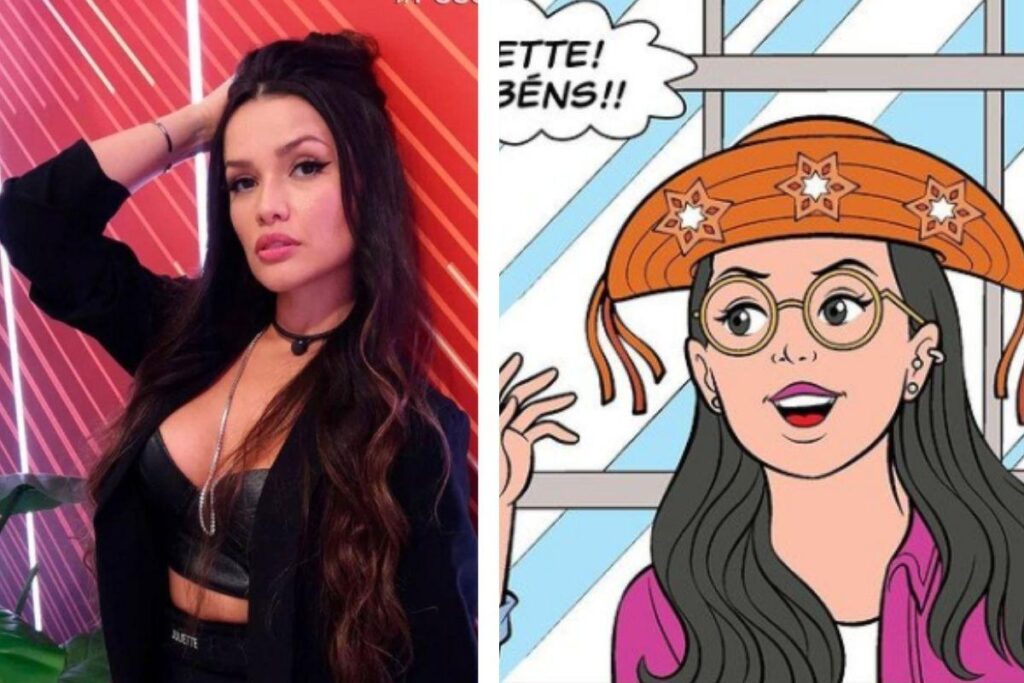 Juliette vira personagem da Turma da Mônica