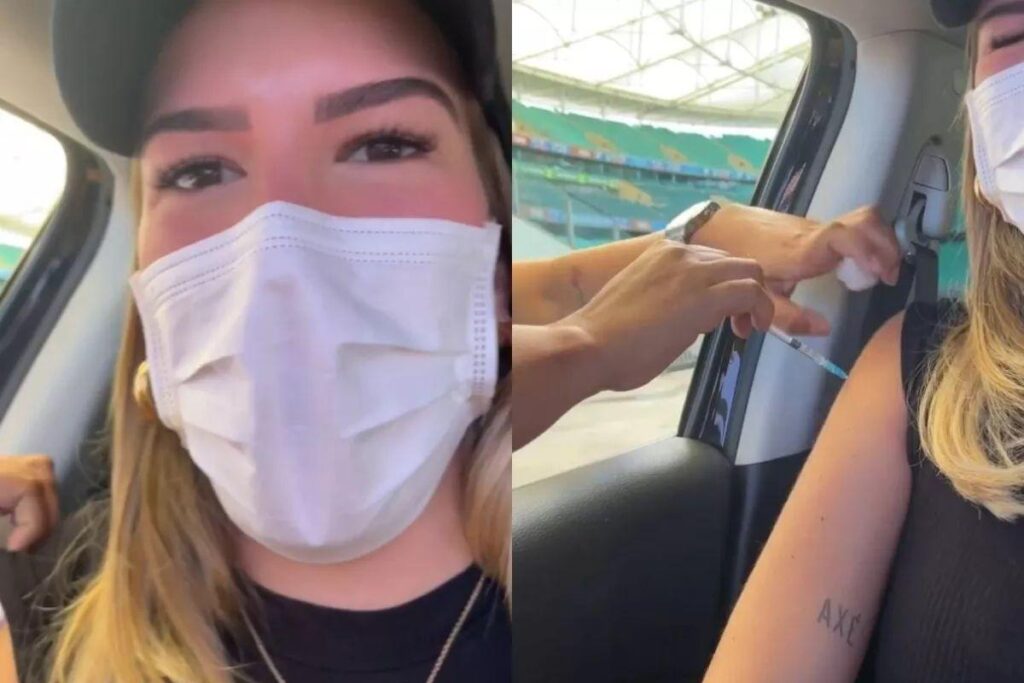 Lore Improta é vacina contra covid-19