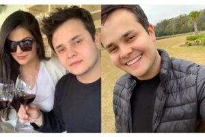 Matheus Aleixo e Paula Aires são pais de João Pedro e Davi