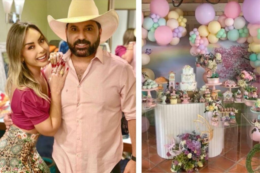 Edson e Deia Cypri comemoram aniversário da filha