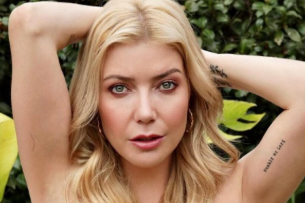 Luiza Possi brinca sobre tamanho da barriga