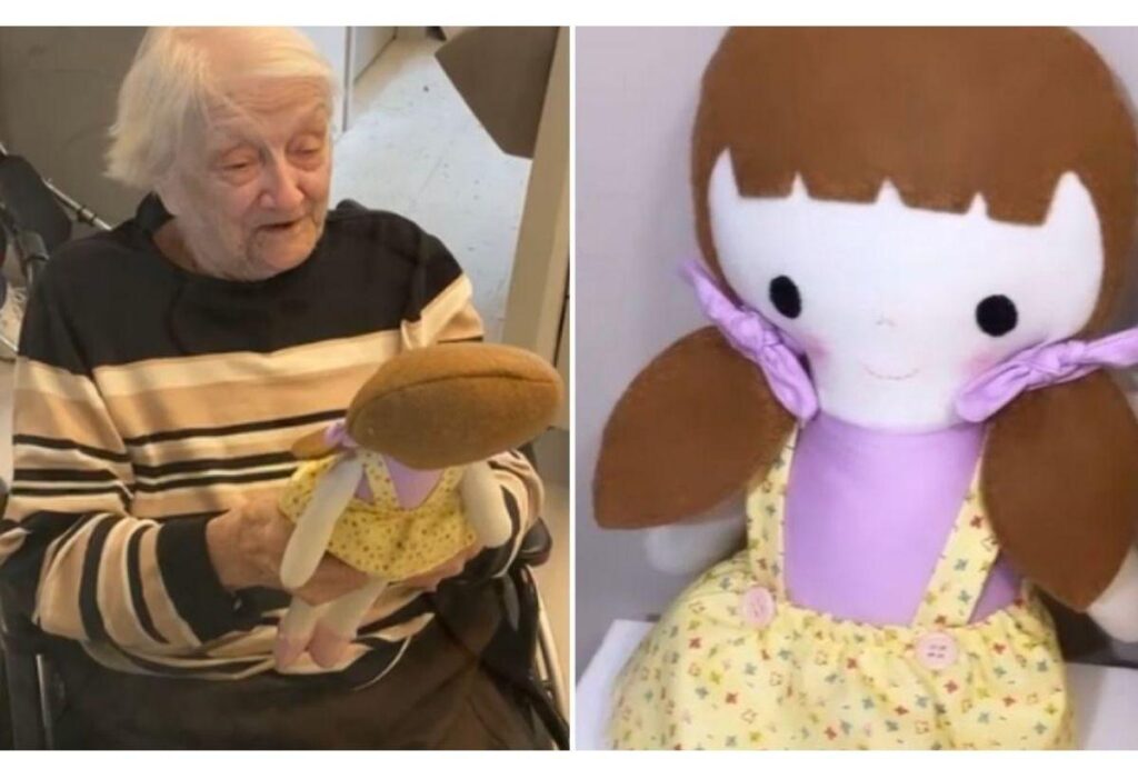 Casal de brasileiros faz bonecas para amenizar solidão de idosas em asilo nos EUA