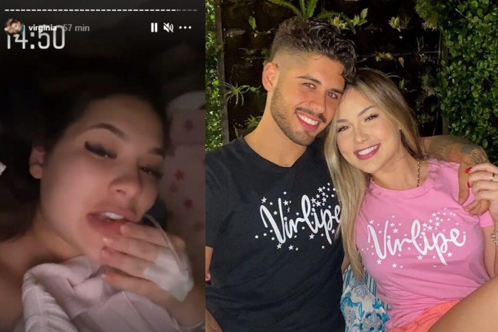 Virgínia deu à luz Maria Alice por volta das 10h da manhã deste domingo