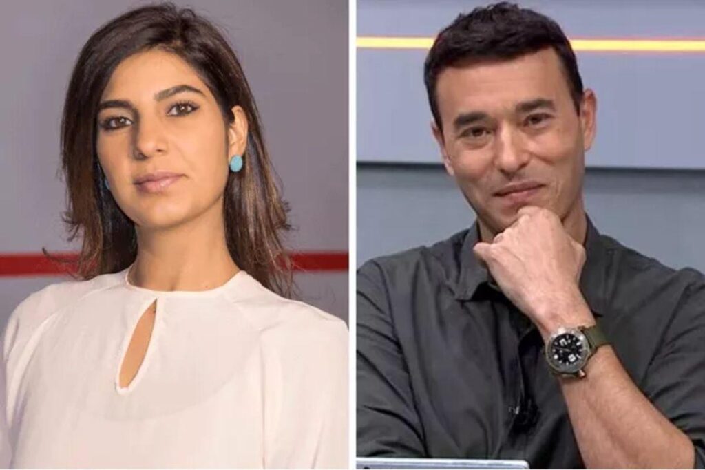 Andréia Sadi e André Rizek compartilham a rotina com os filhos gêmeos nas redes sociais