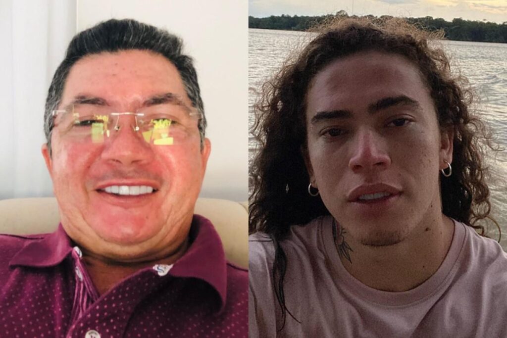 O pai do humorista também publicou uma homenagem ao neto nas redes sociais